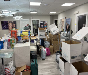 Acquiring donations for hurricane relief