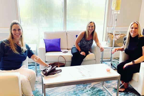Patients receiving IV fluids at FIBB